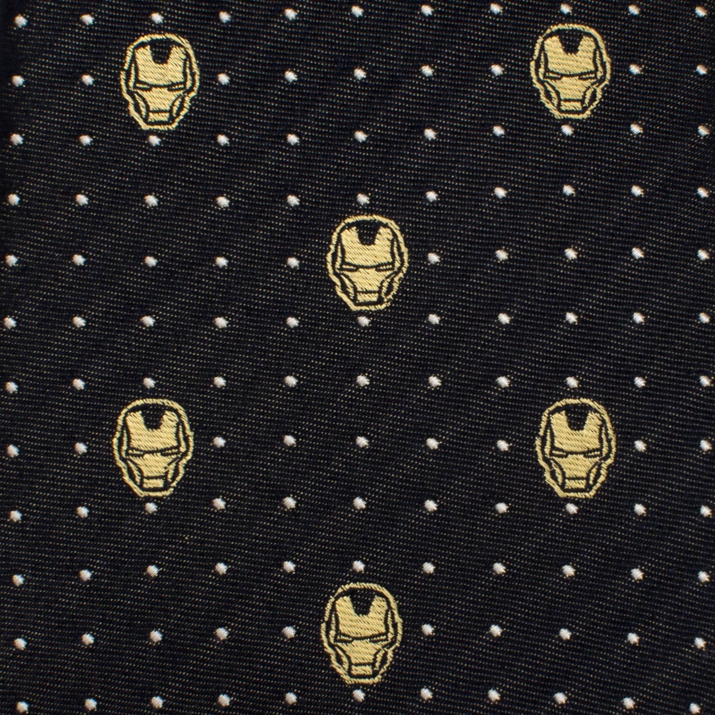 Corbata gris de puntos de Iron Man de Marvel