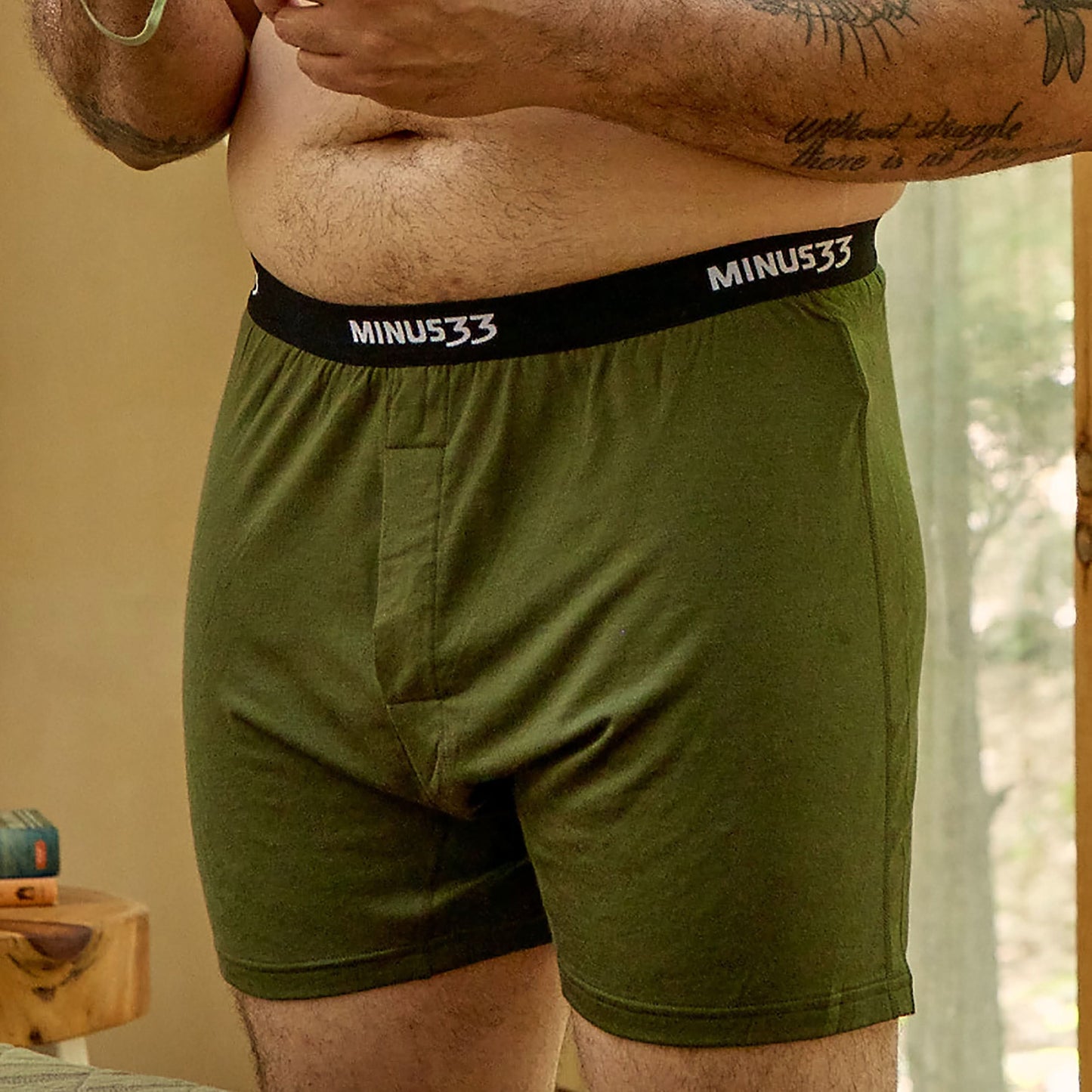Microweight - Men's Wool Boxer Shorts Woolverino - My Men's Shop