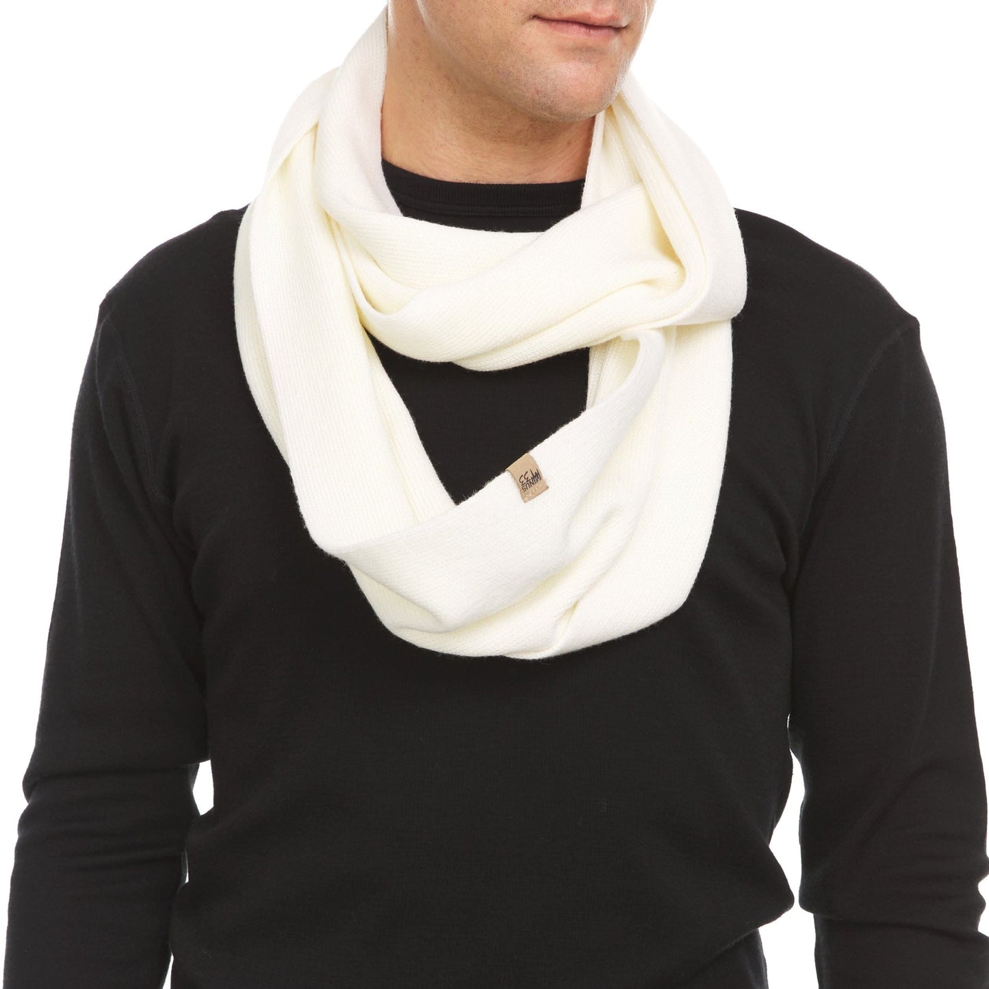 Midweight - Everyday Knit Infinity Loop Scarf 100% Merino Wool - My Men's Shop