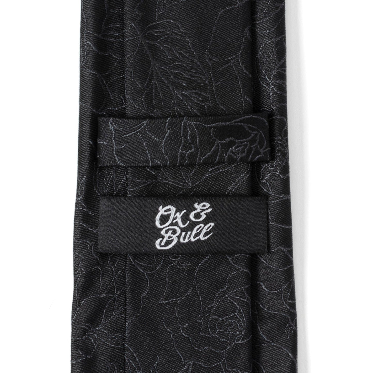 Black Floral Men's Tie - My Men's Shop
