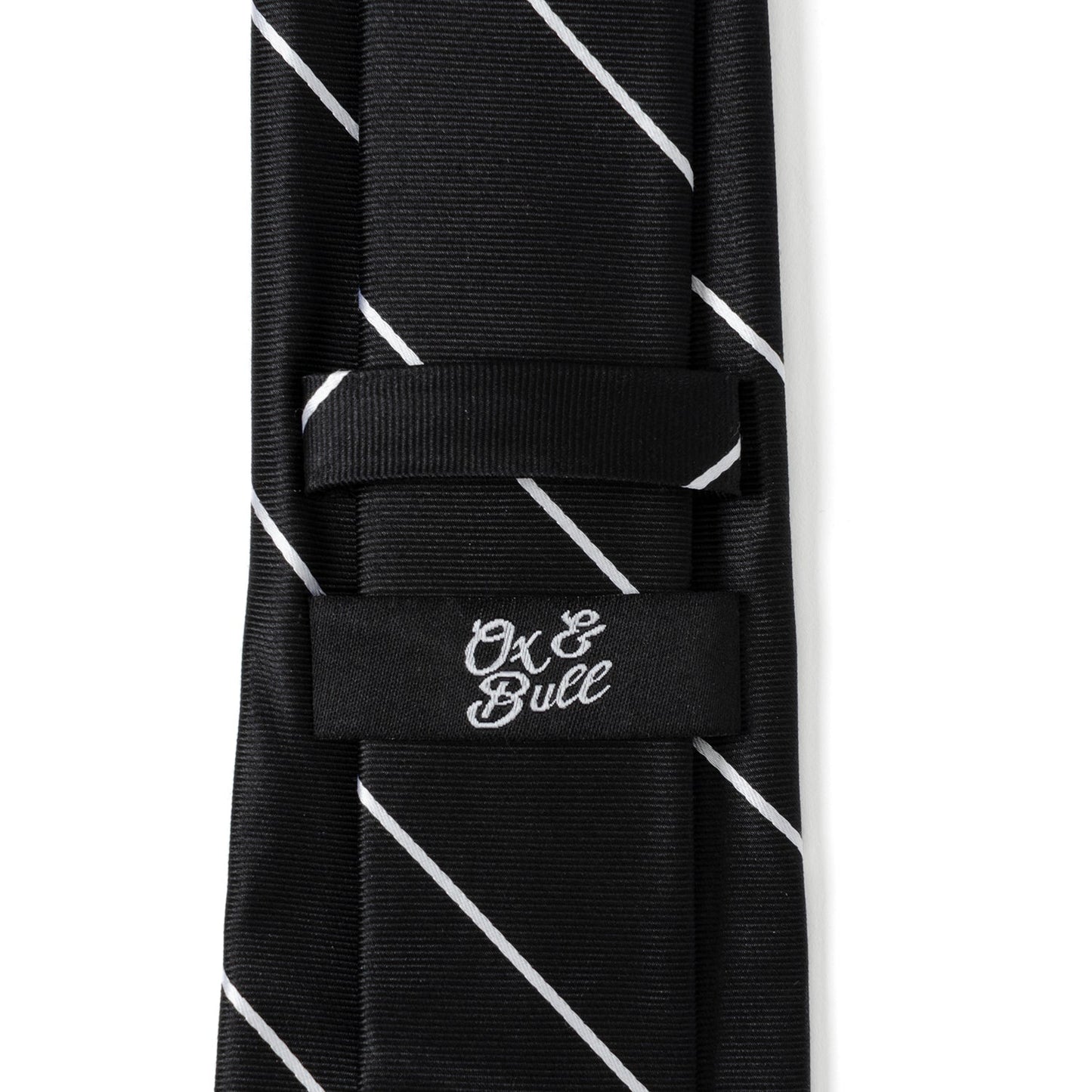 Classic Black Striped Silk Men's Tie - My Men's Shop