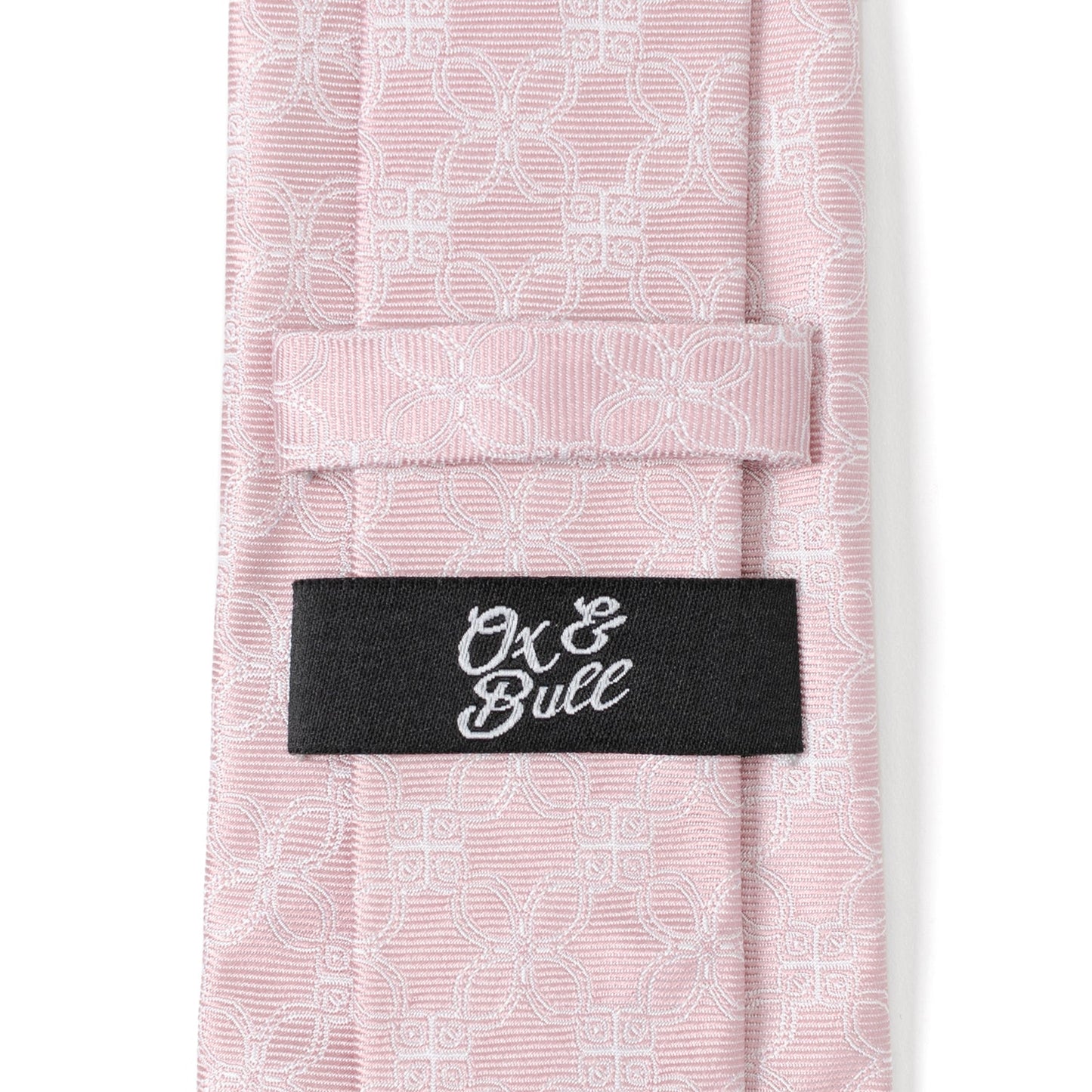 Corbata Art Decó Rosa para Hombre