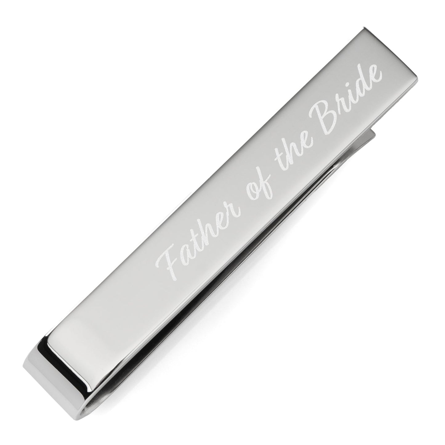 Wedding Title Engravable Tie Bar