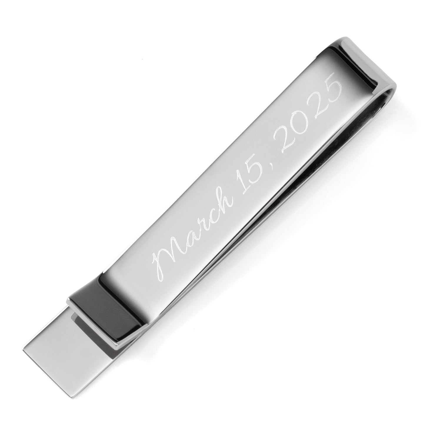 Wedding Title Engravable Tie Bar