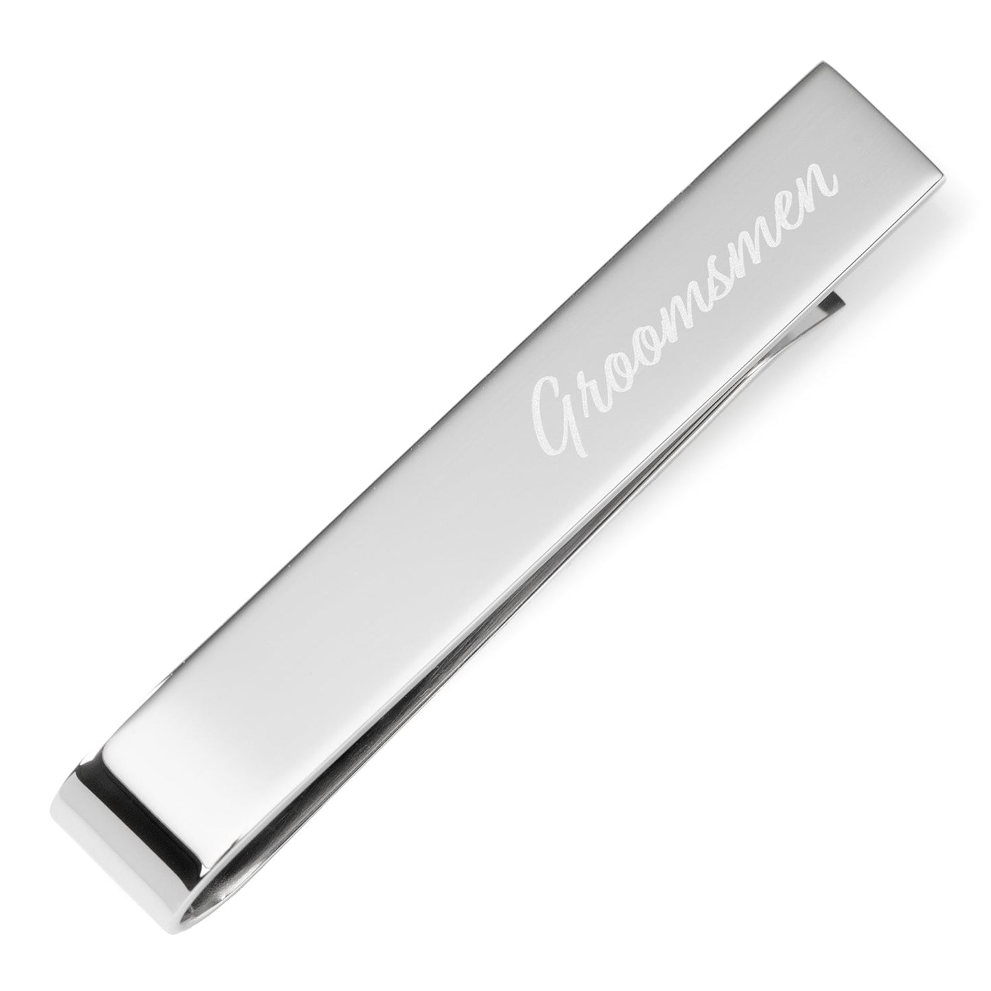 Wedding Title Engravable Tie Bar