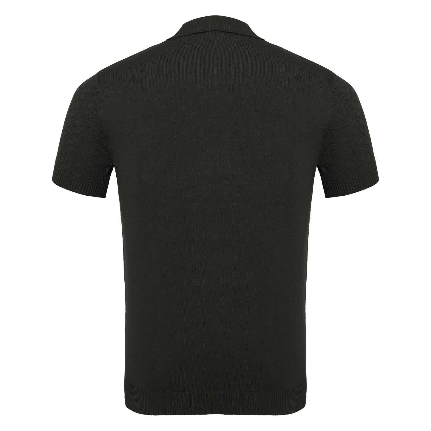 Elevare Knit Polo BLACK - My Men's Shop
