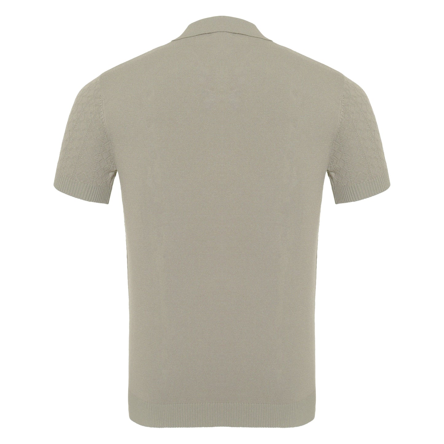 Elevare Knit Polo WHITE - My Men's Shop