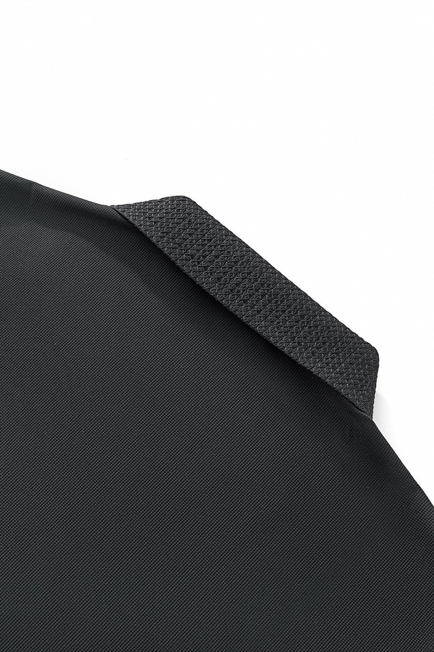 Stride Contrast Collar Polo BLACK
