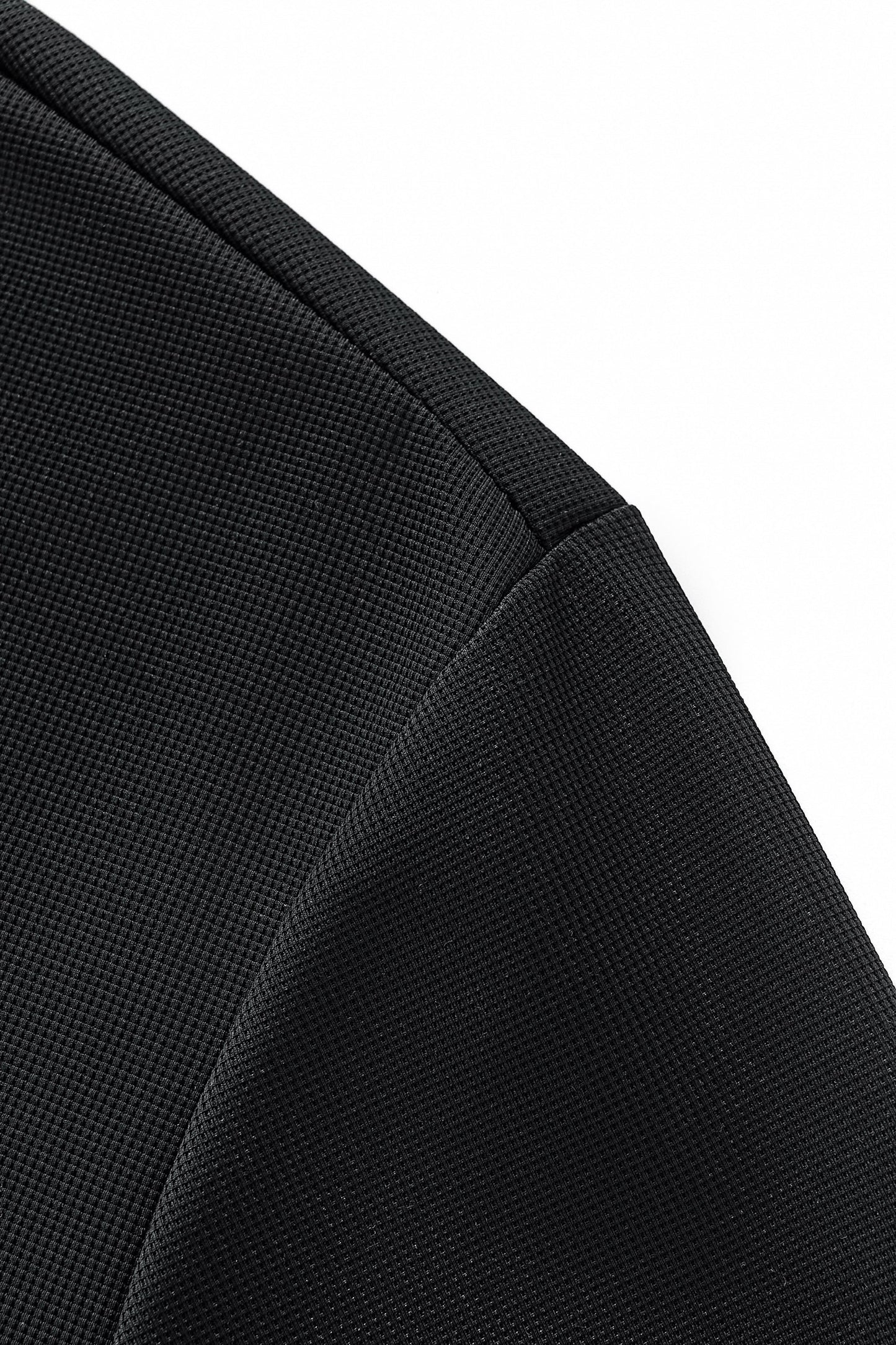 Stride Contrast Collar Polo BLACK