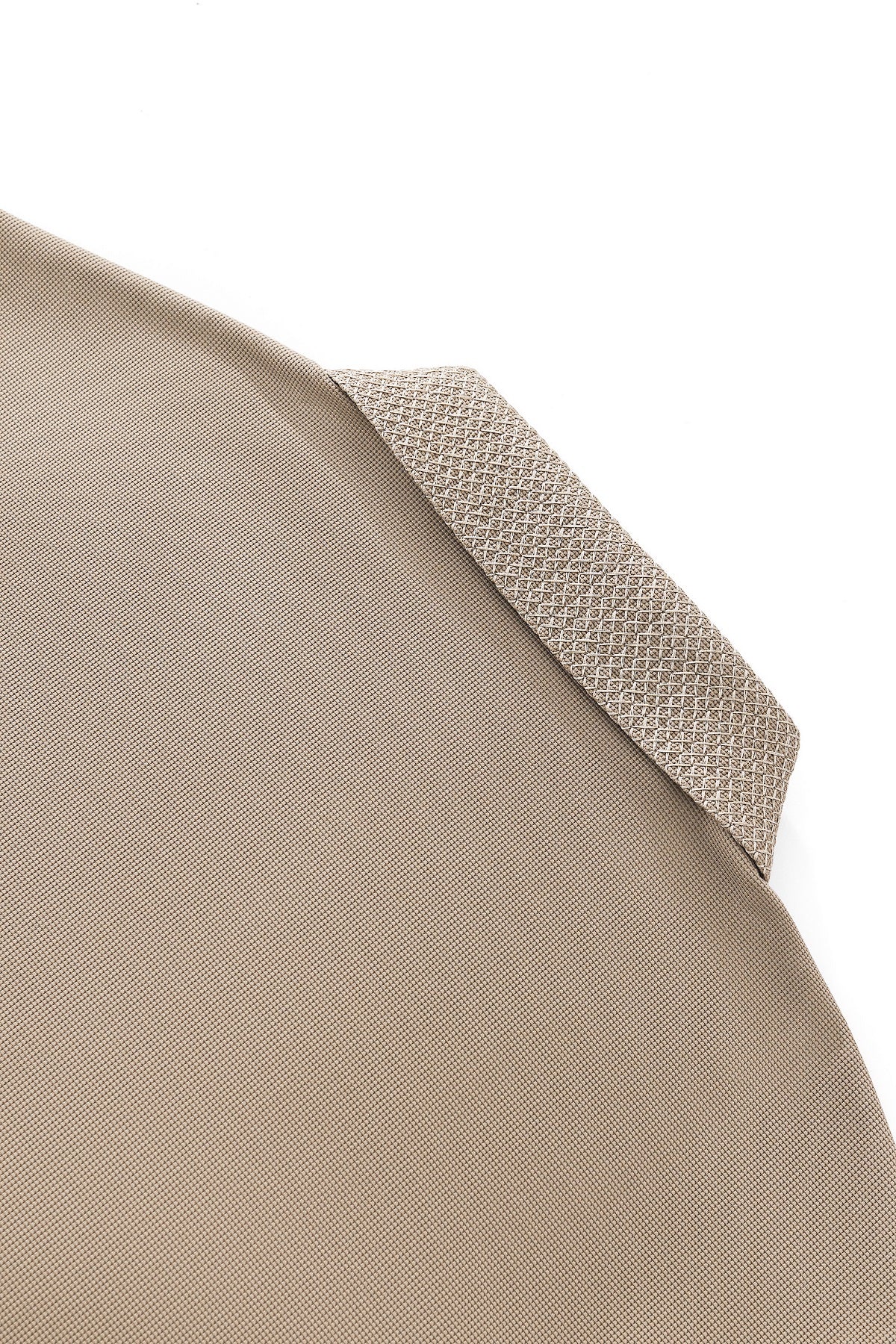 Stride Contrast Collar Polo KHAKI - My Men's Shop