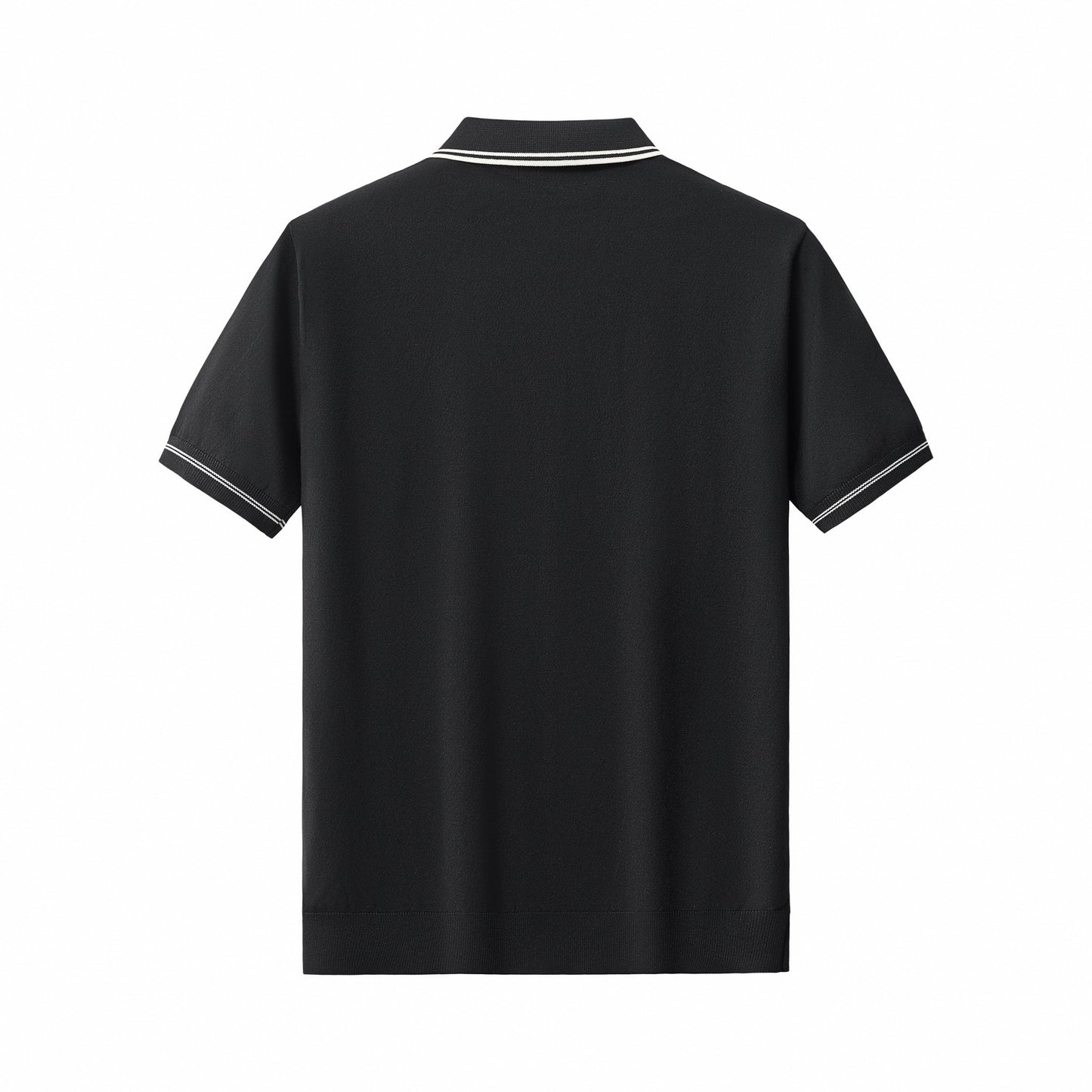Urban Pulse Zip Polo BLACK - My Men's Shop