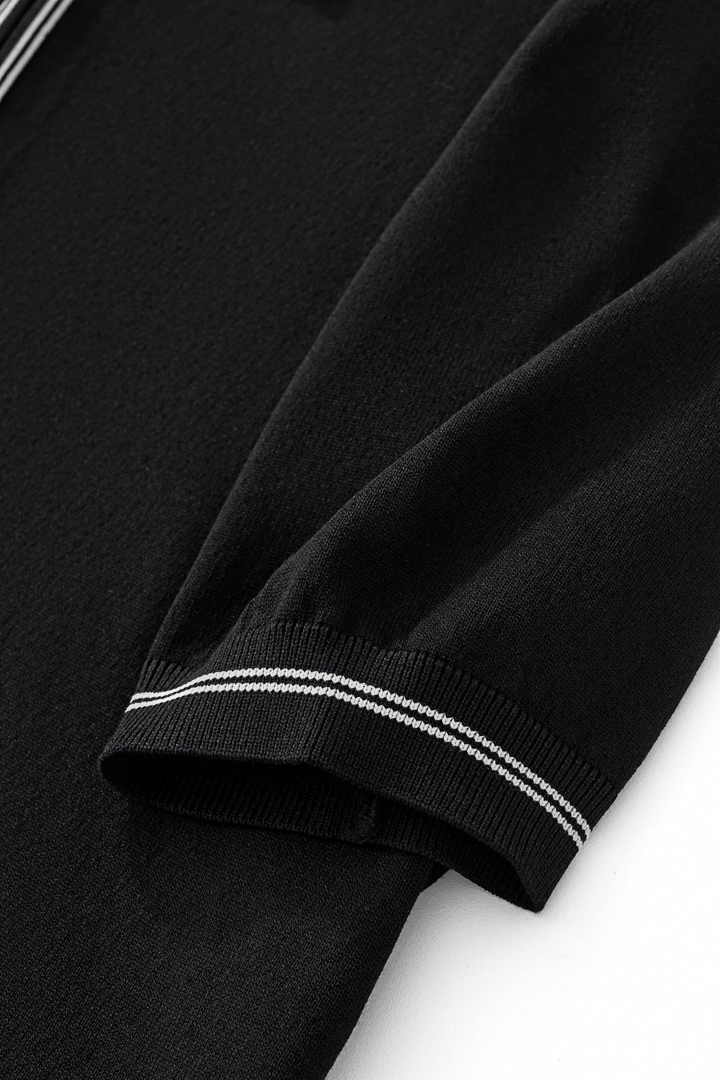 Urban Pulse Zip Polo BLACK - My Men's Shop