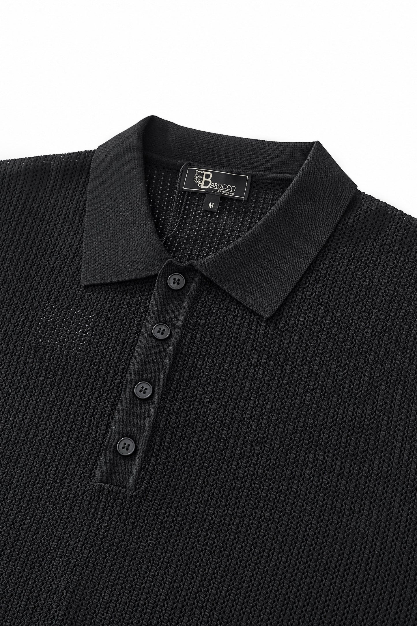 AirFlex Mesh Polo BLACK - My Men's Shop
