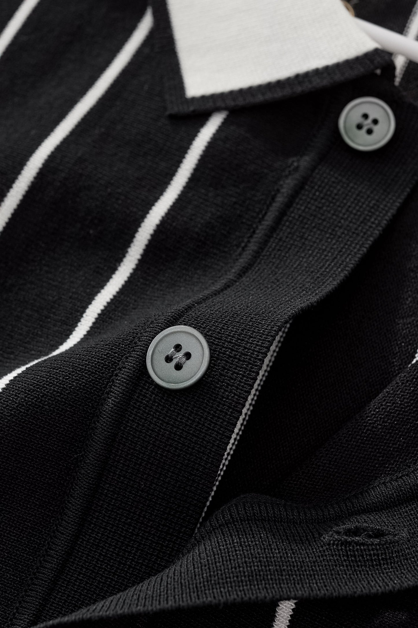 ModStripe Knit Shirt BLACK
