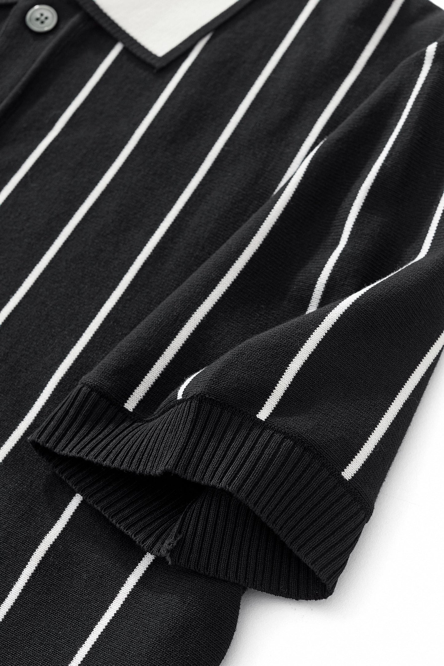 ModStripe Knit Shirt BLACK