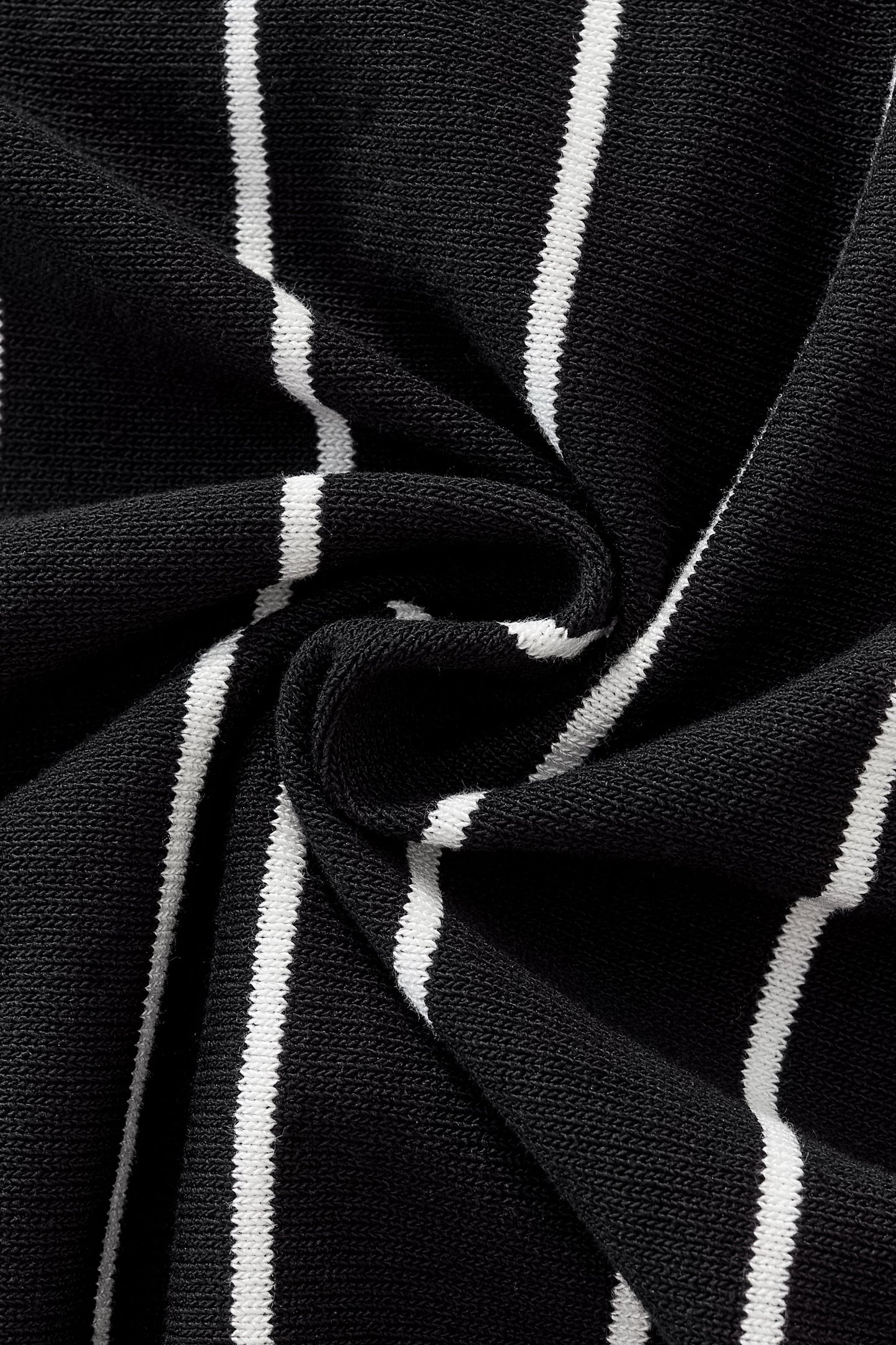 ModStripe Knit Shirt BLACK