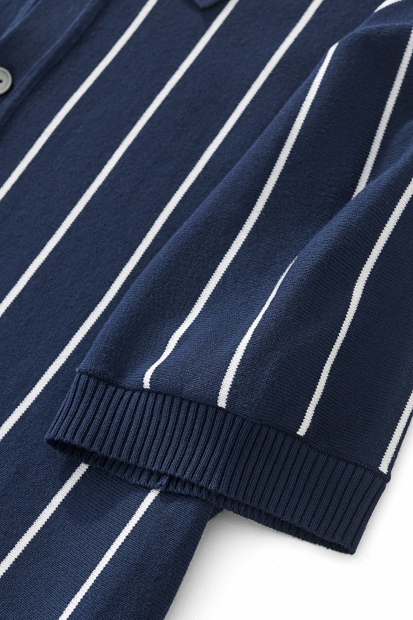 ModStripe Knit Shirt NAVY/WHITE - My Men's Shop
