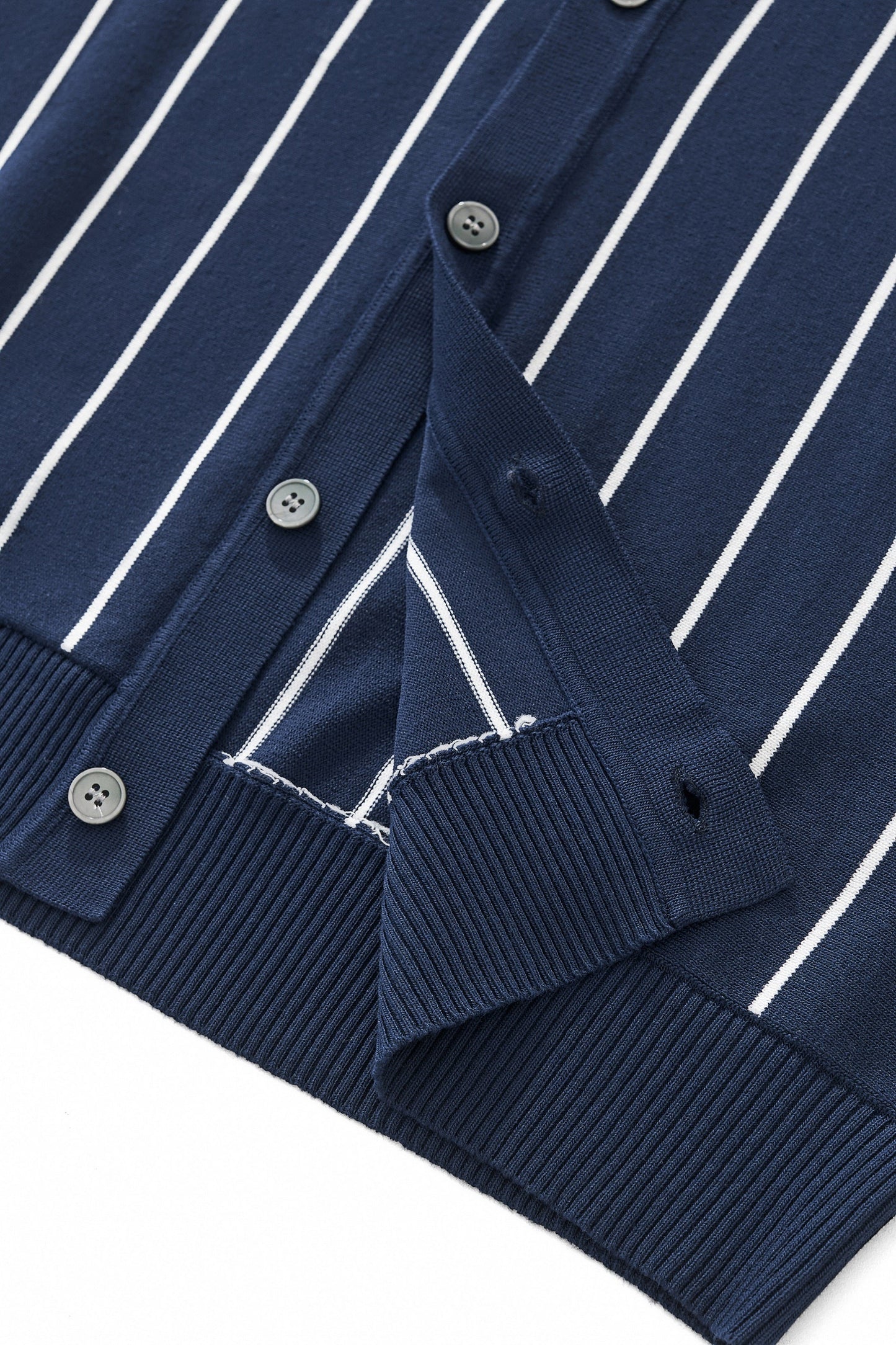 ModStripe Knit Shirt NAVY/WHITE - My Men's Shop
