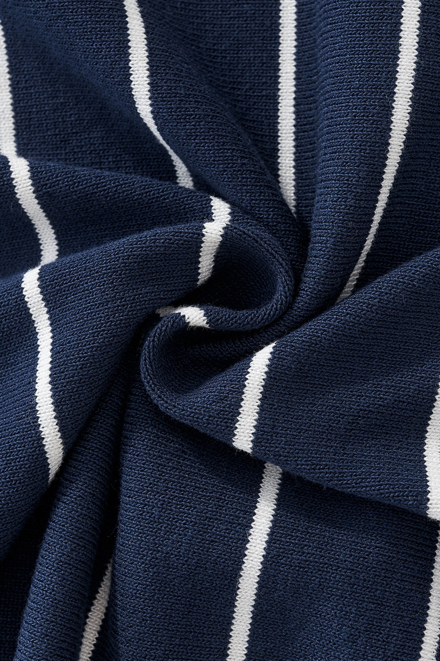 ModStripe Knit Shirt NAVY/WHITE - My Men's Shop