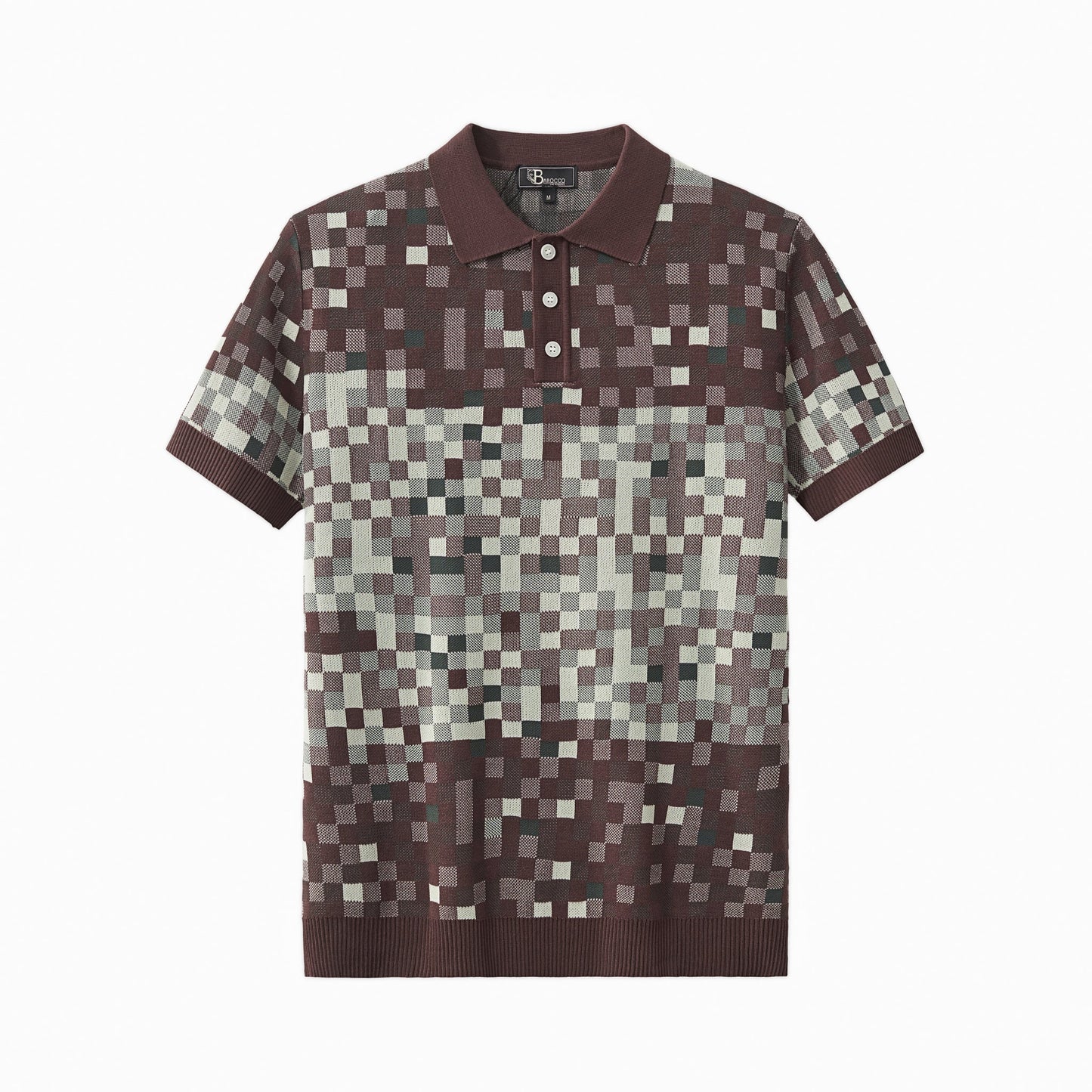 Pixel Fade Polo KHAKI