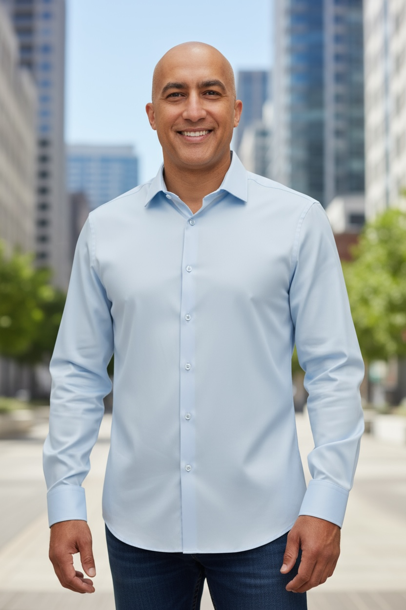 Long sleeve Casual Shirt Spandex