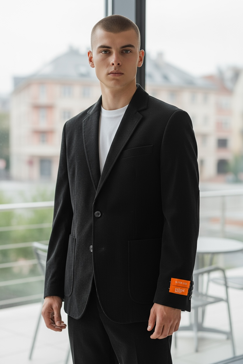 KNITTED SUIT/DRAW STRING WAIST