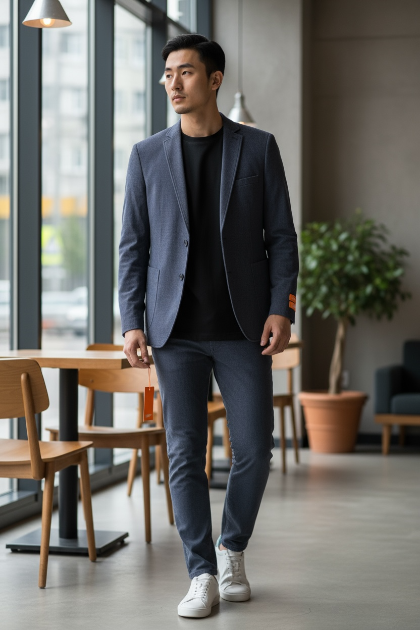 KNITTED SUIT/DRAW STRING WAIST