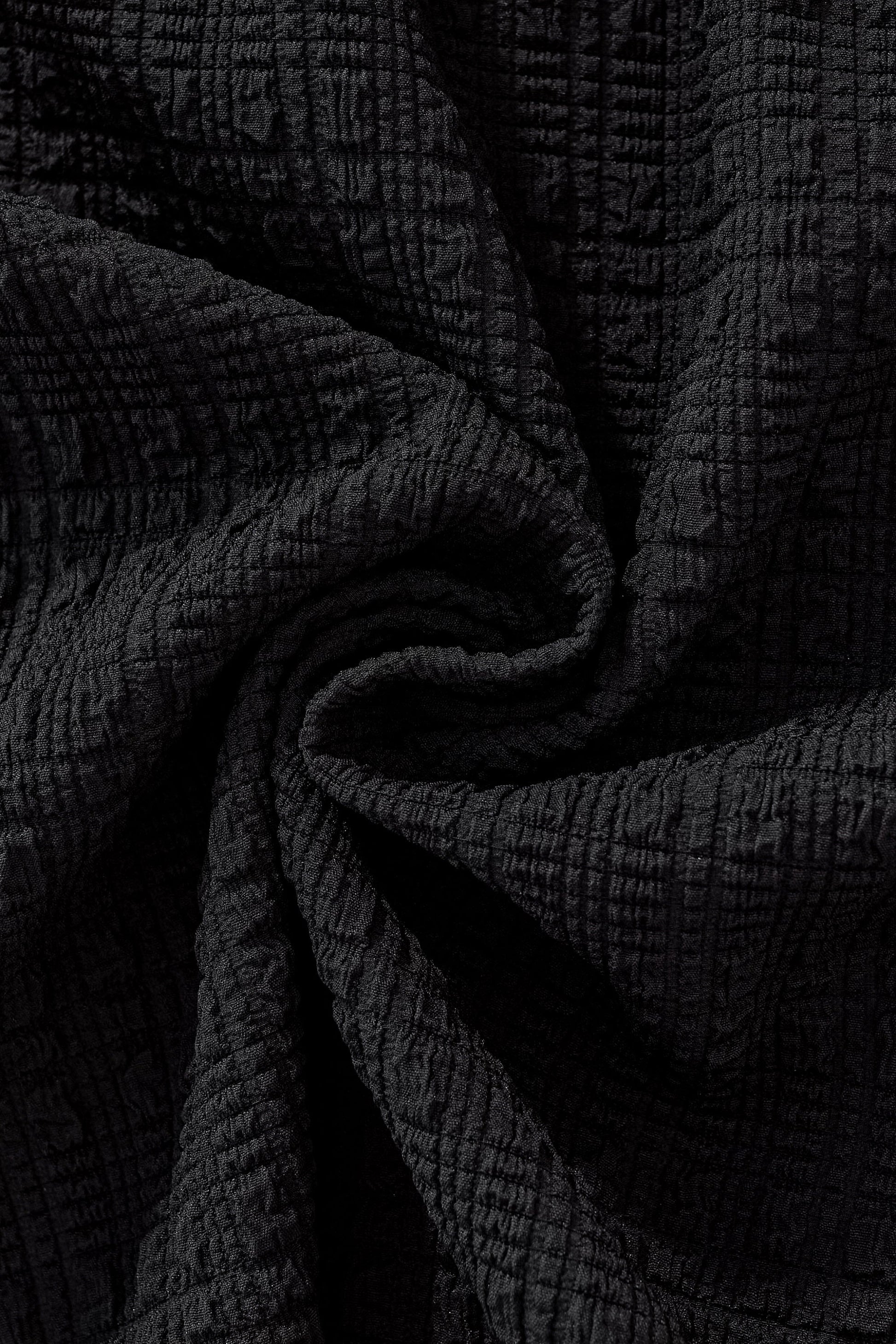 Loft Set – Textured Short Sleeve Shirt & Pant BLACK - My Men's Shop