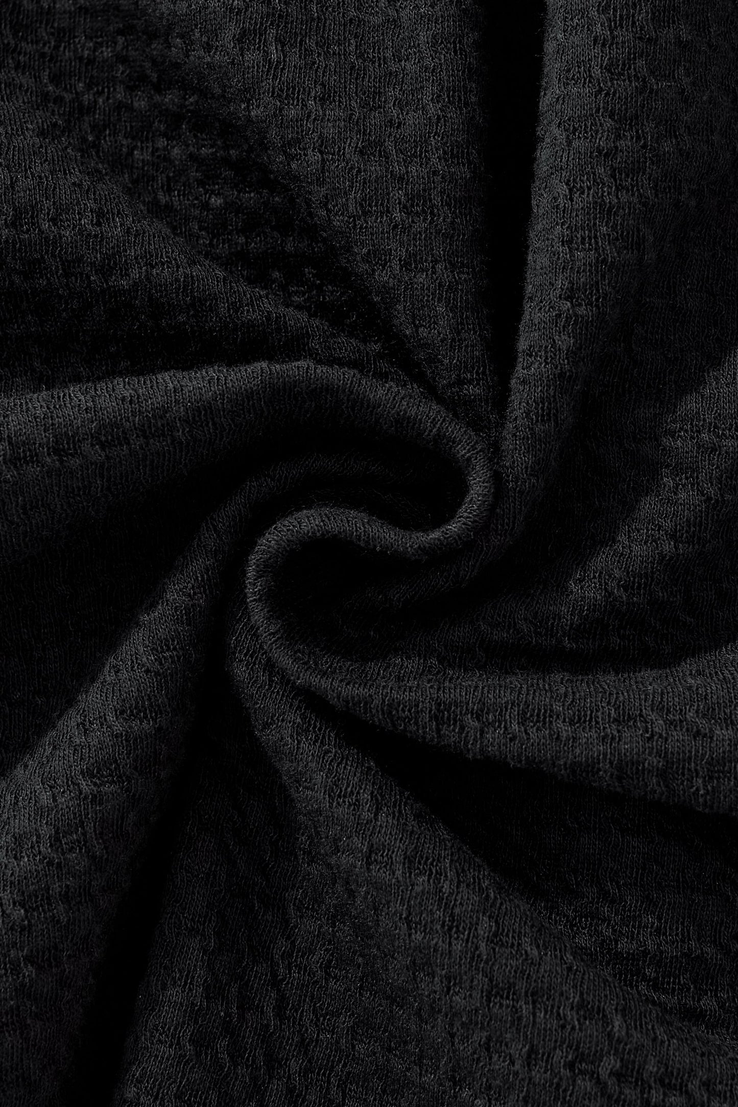 Vista Set – Waffle Textured Shirt & Pant BLACK - My Men's Shop