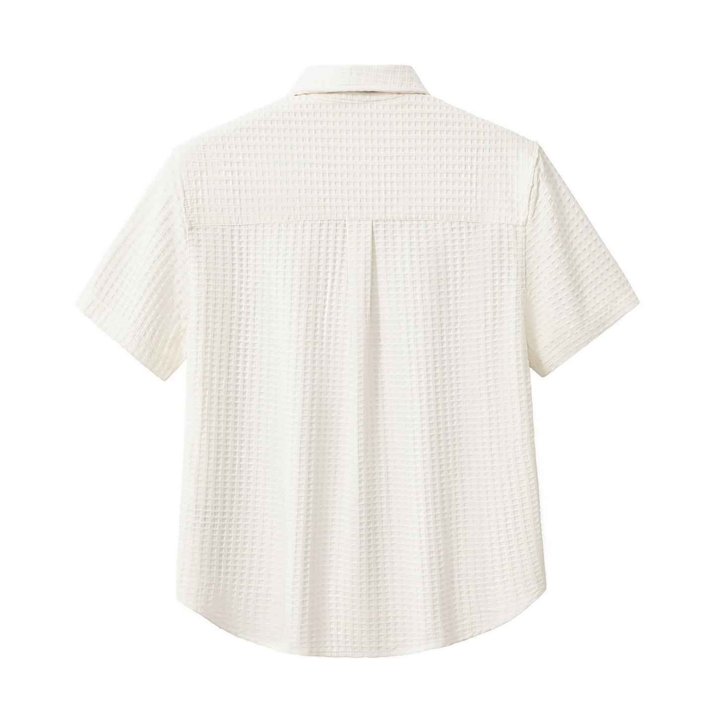 Drift Set – Waffle Textured Shirt & Short WHITE