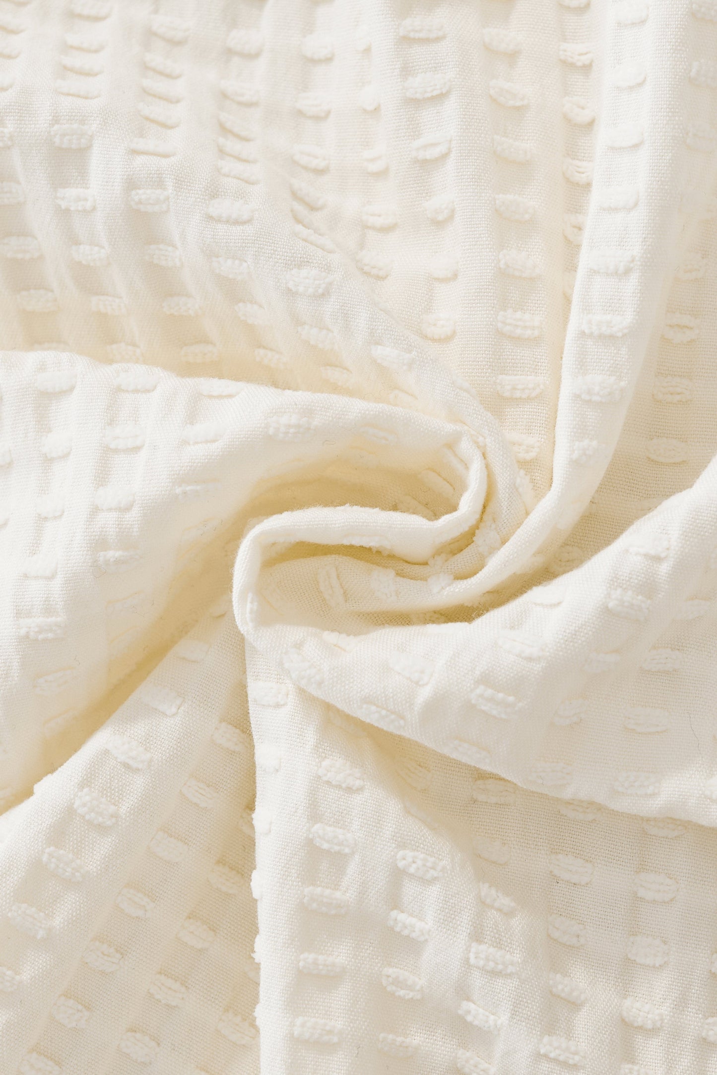 Drift Set – Waffle Textured Shirt & Short WHITE