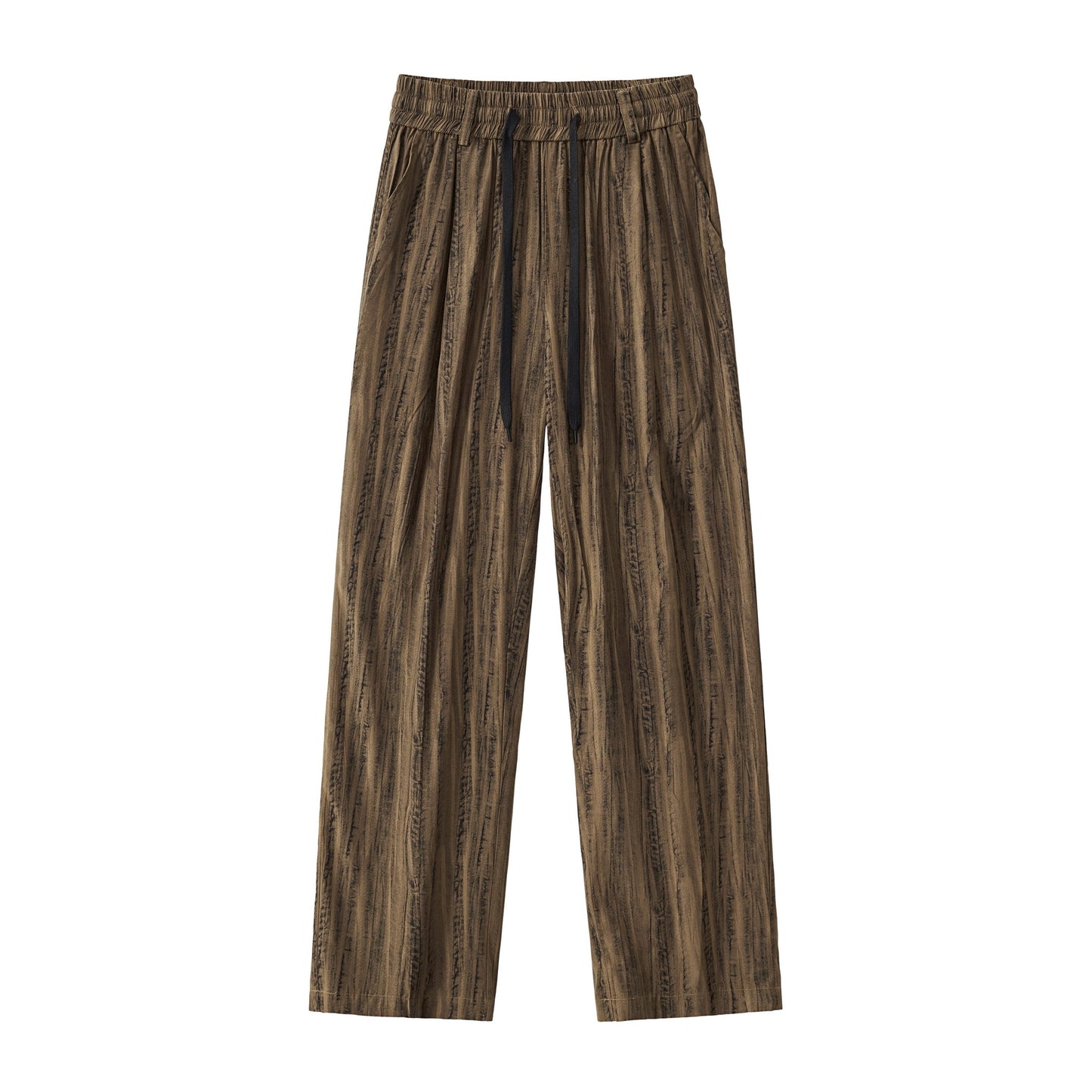 Strata Set – Printed Long Sleeve Shirt & Pant BROWN - My Men's Shop