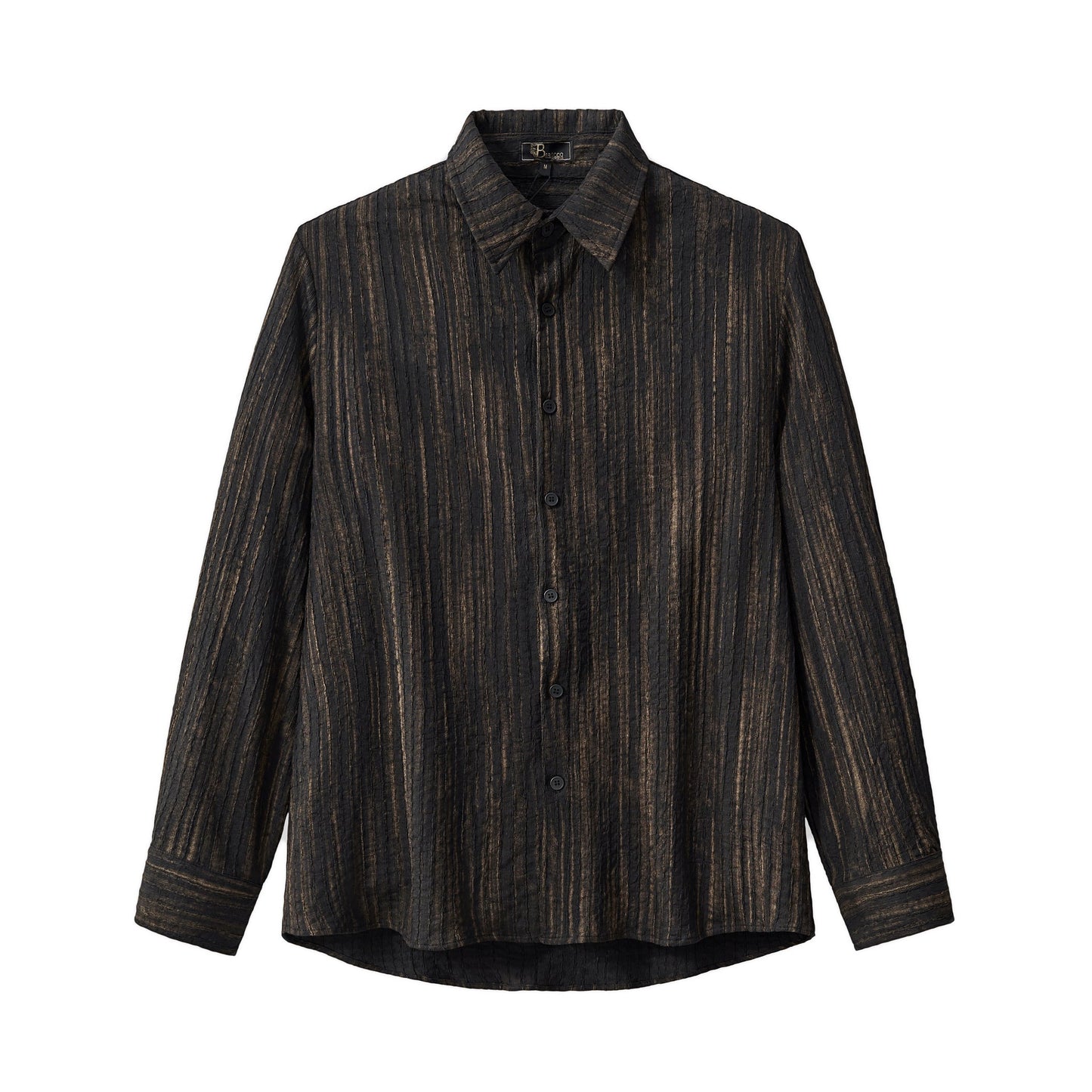Canyon Set – Printed LS Shirt & Pleated pant BLACK - My Men's Shop