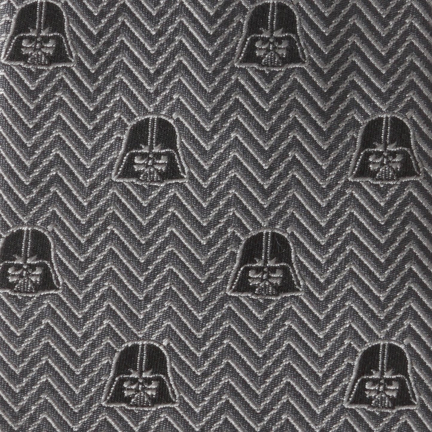 Star Wars Darth Vader Black and Gray Herringbone Tie - My Men's Shop
