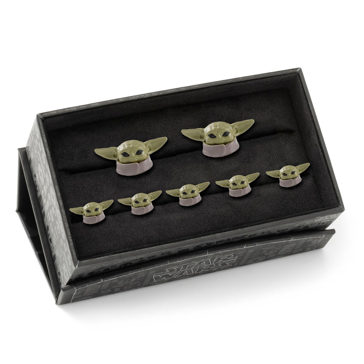 Star Wars Grogu 3D Cufflinks and 5-Stud Set - My Men's Shop