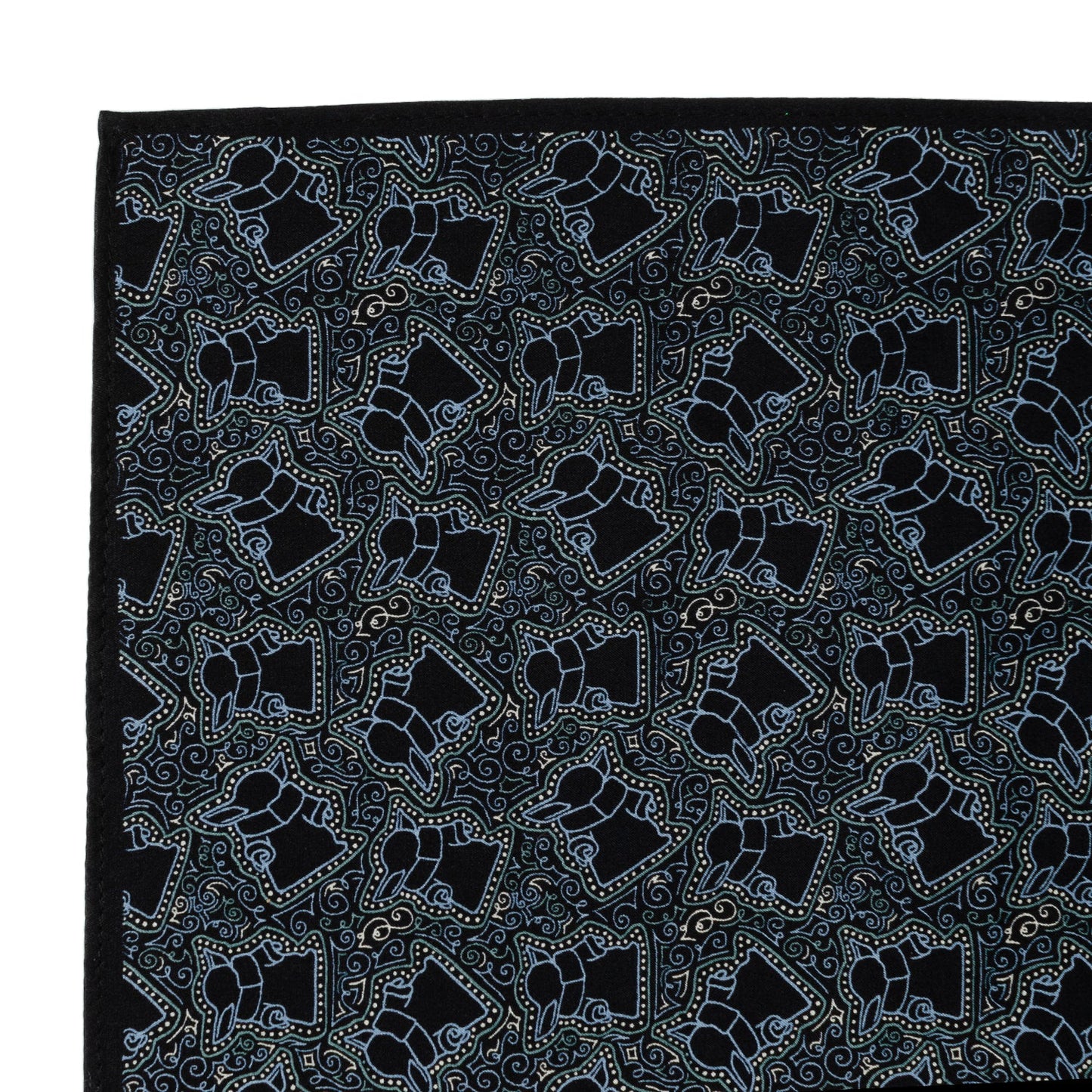 Star Wars Grogu Outline Navy Blue Pocket Square - My Men's Shop