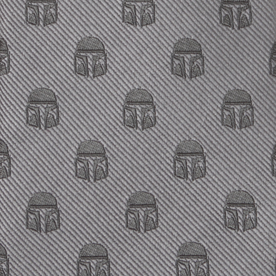 Corbata gris mandaloriana de Star Wars
