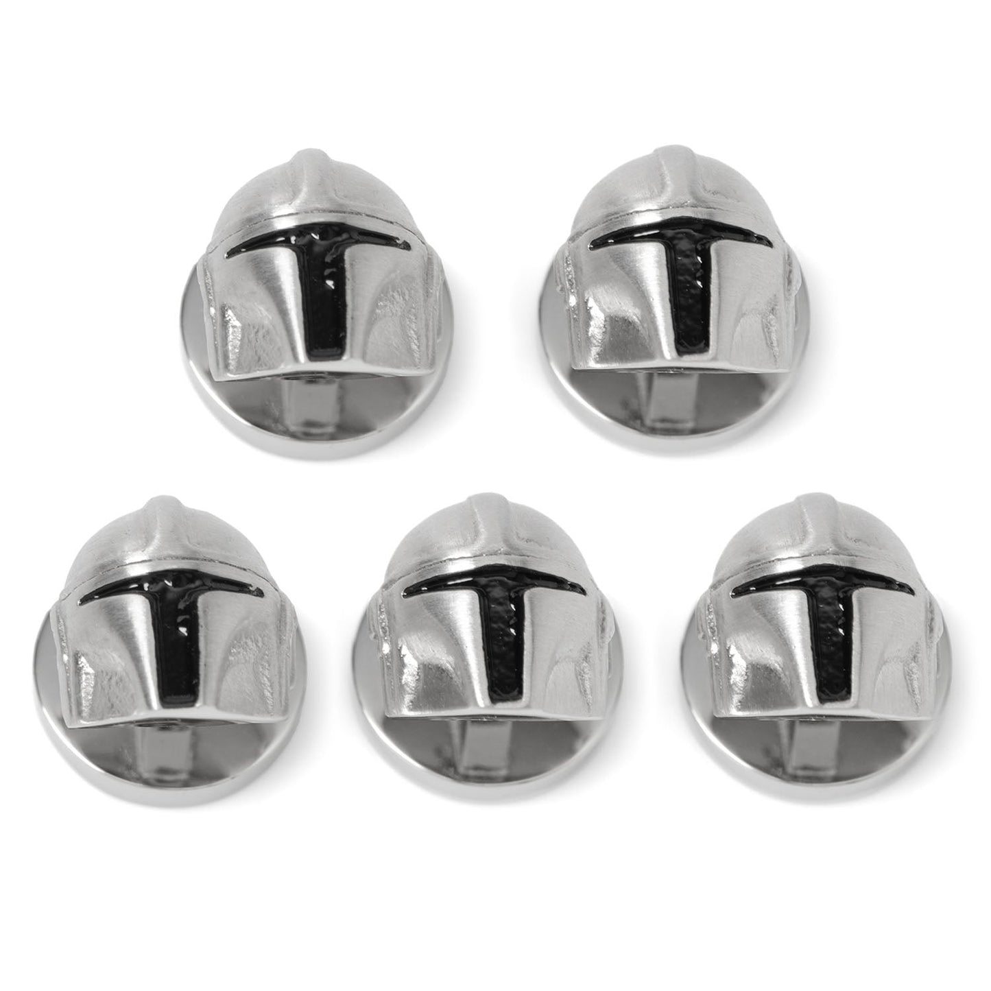 3D Mandalorian Helmet Studs