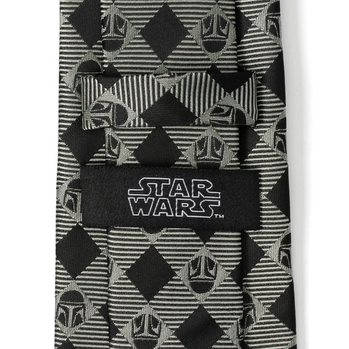 Star Wars Mandalorian Black and Gray Plaid Tie - My Men's Shop