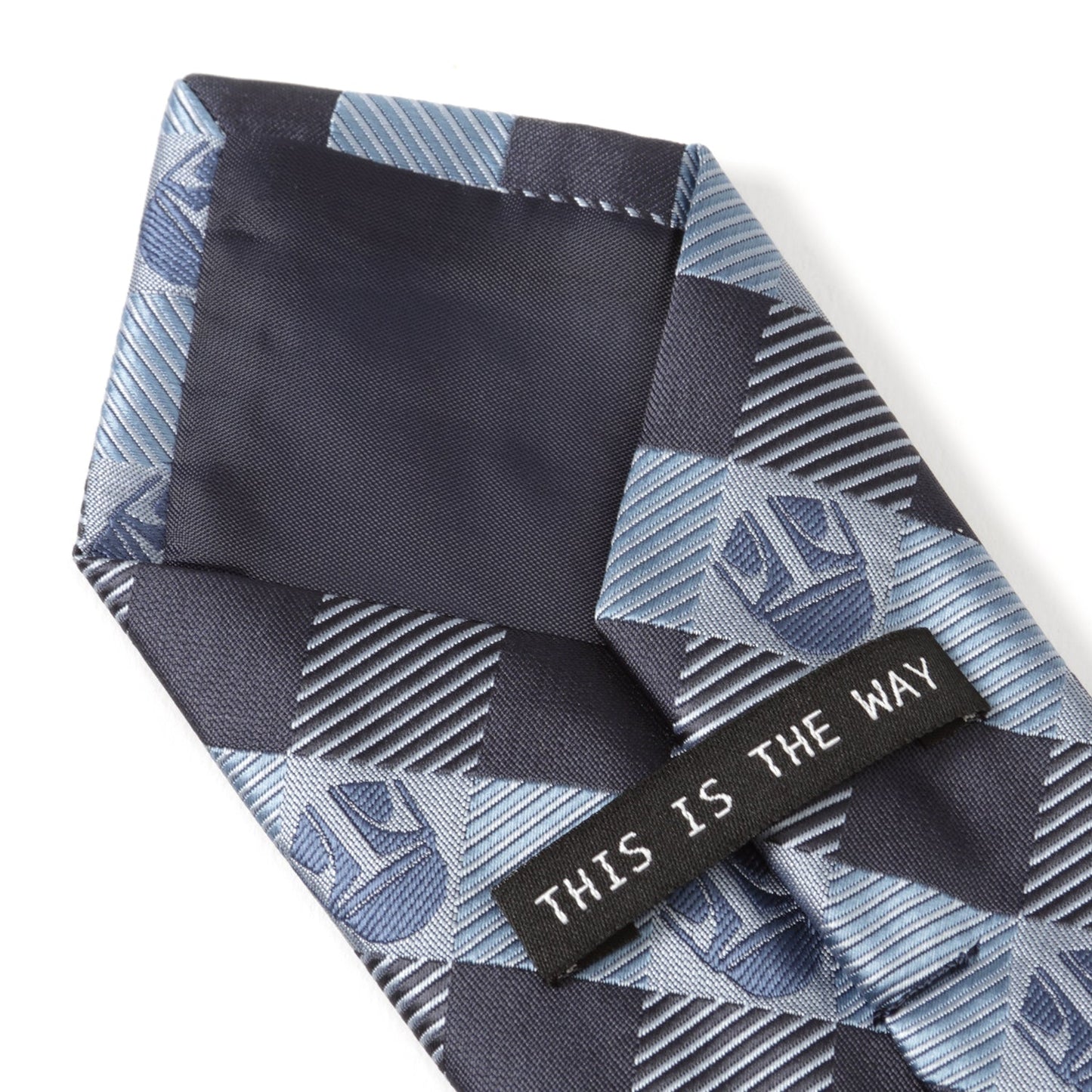 Star Wars Mandalorian Blue and Black Plaid Tie - My Men's Shop