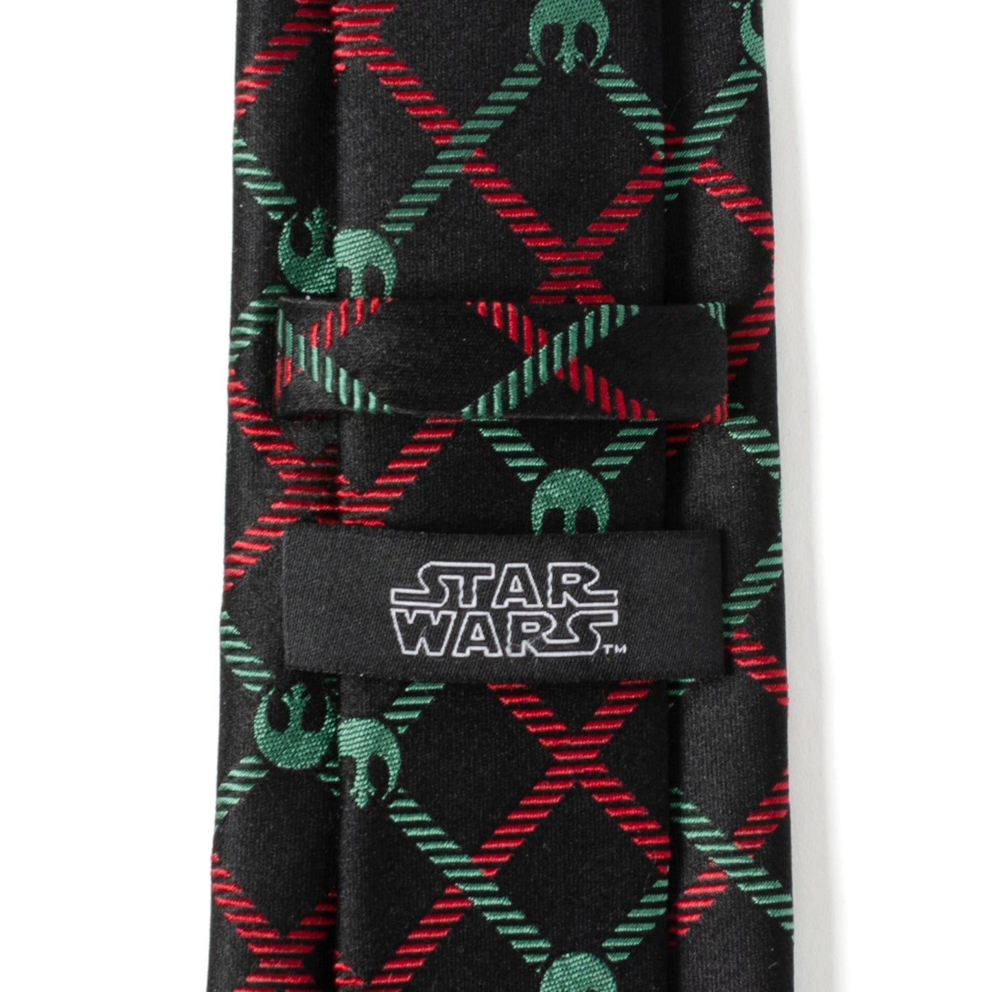 Star Wars Rebel Alliance Crest Red, Green, and Black Plaid Tie - My Men's Shop