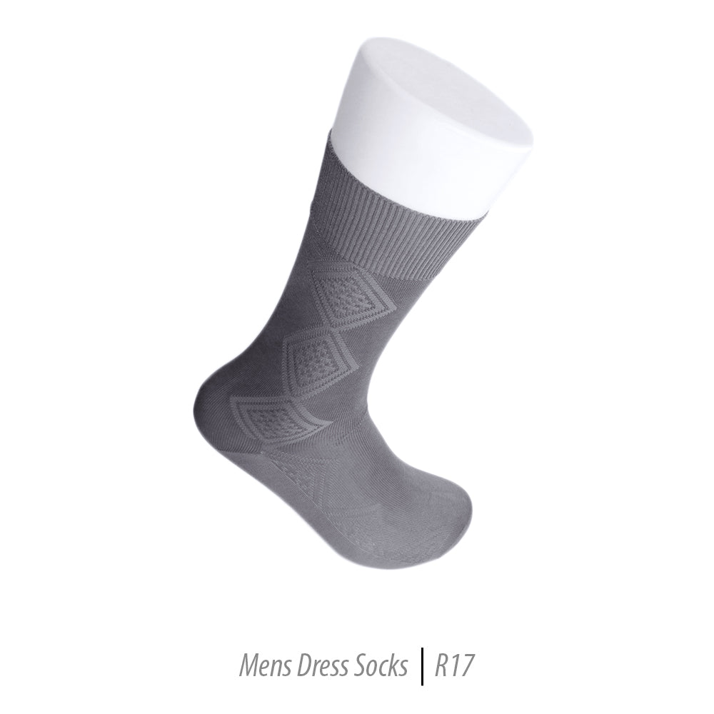 Men's Short Nylon Socks R17 - Grey