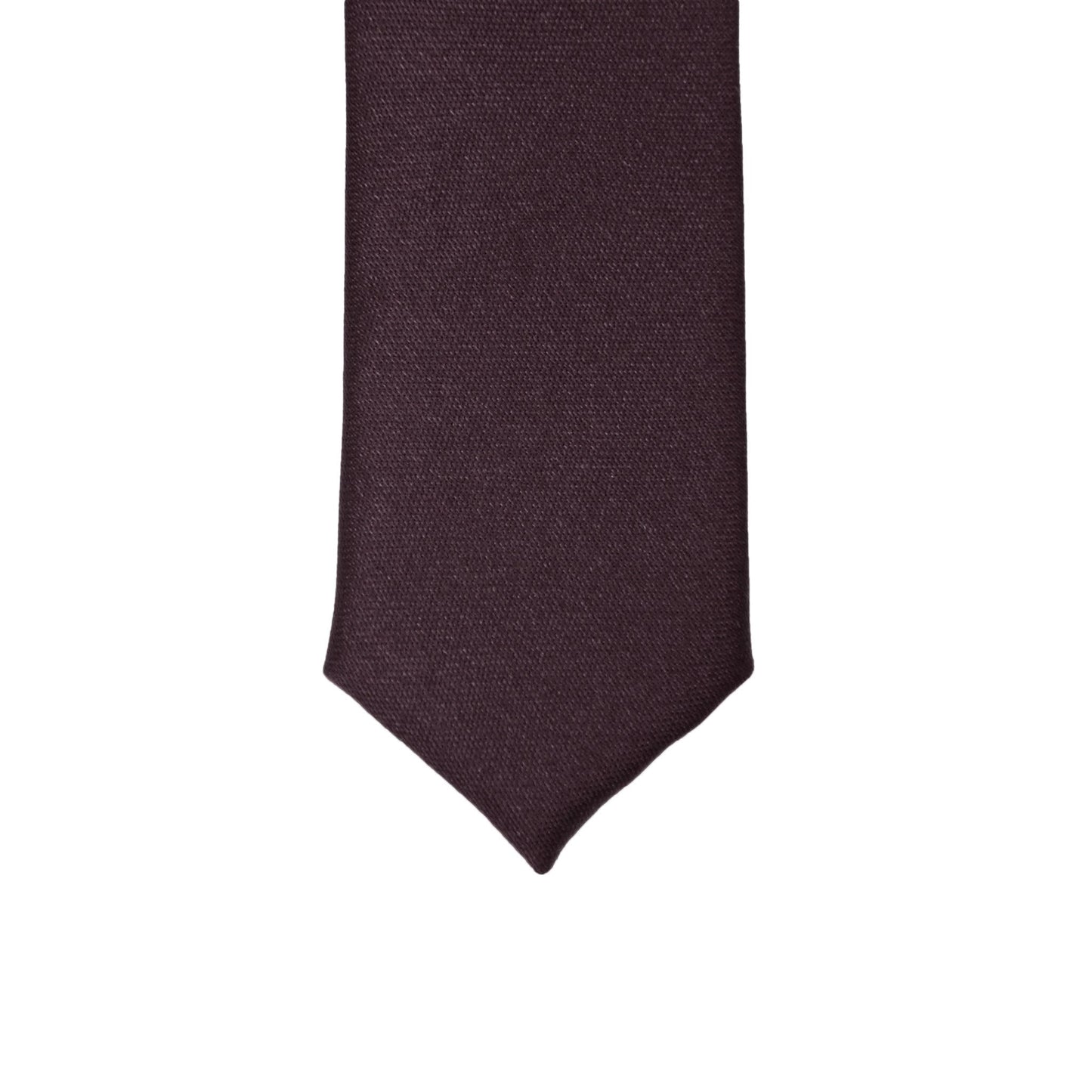 Super Skinny Egg Plant Shiny Slim Tie