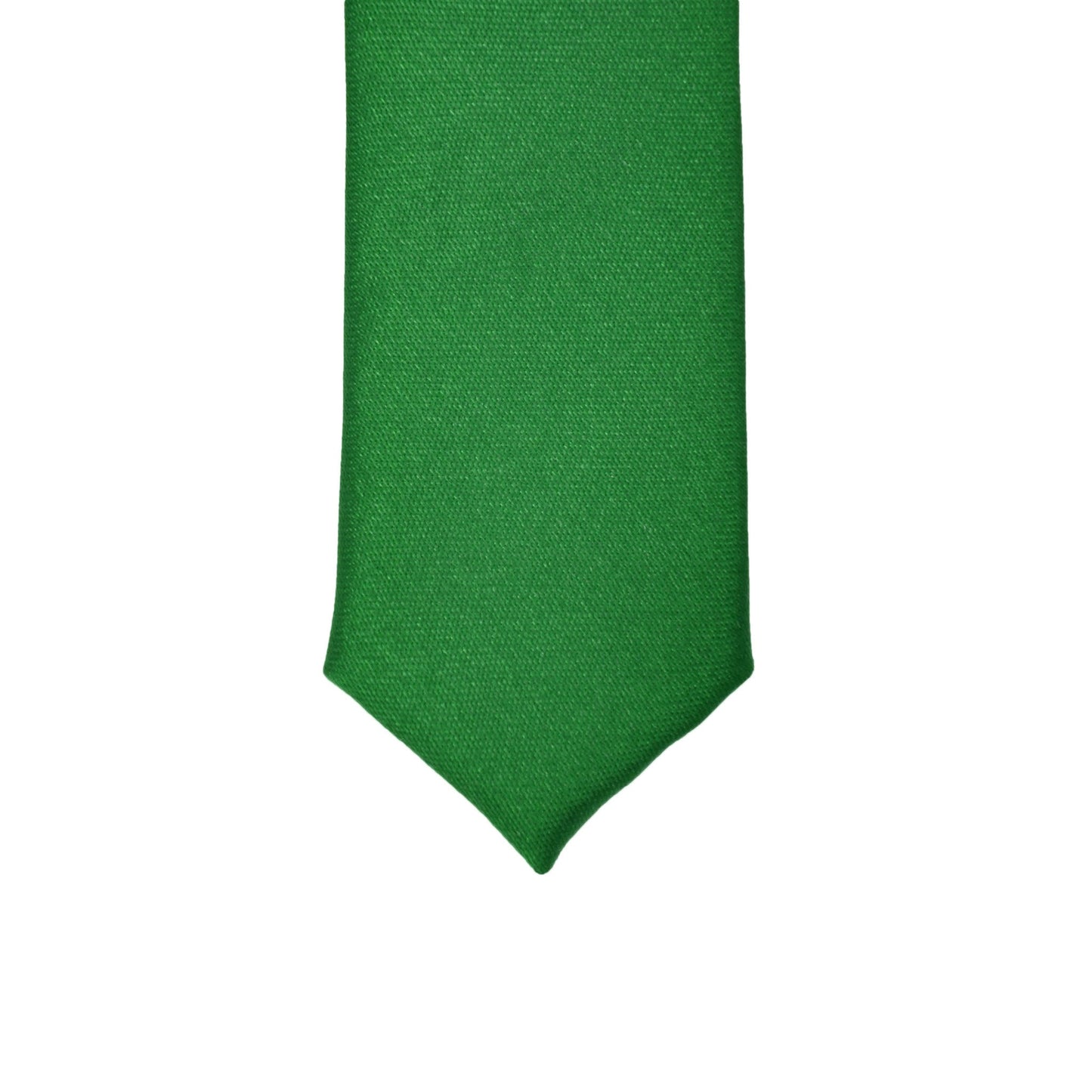 Super Skinny Green Shiny Slim Tie