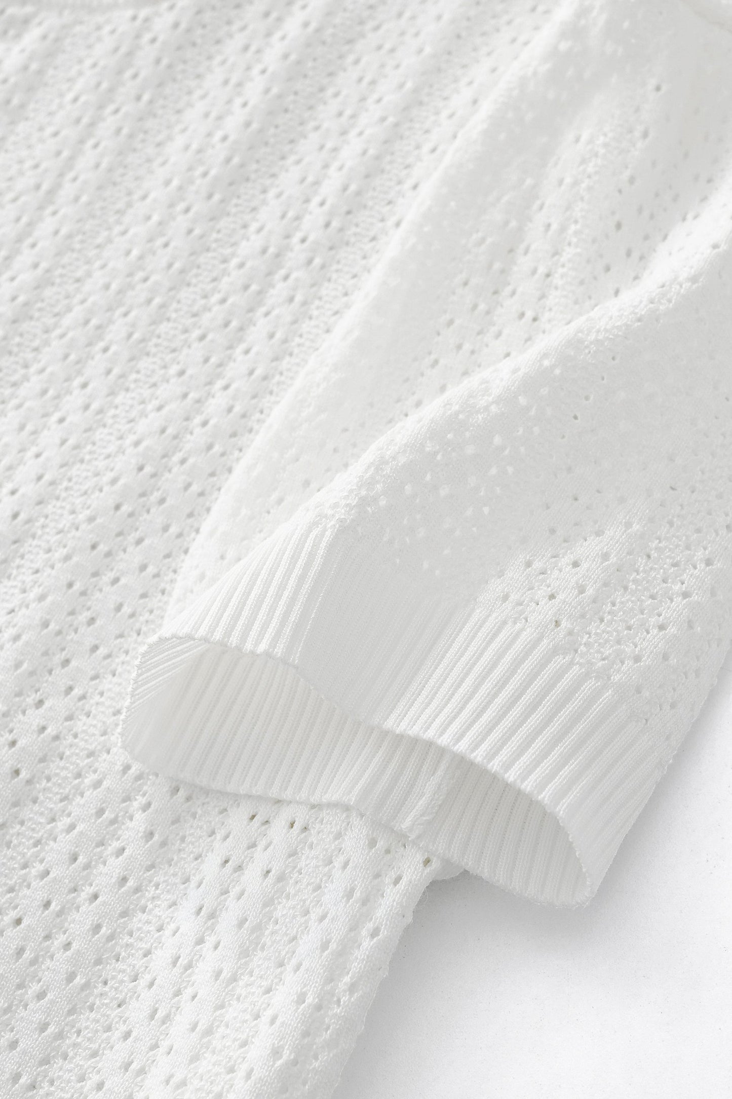 AirWeave Knit Shirt WHITE - My Men's Shop