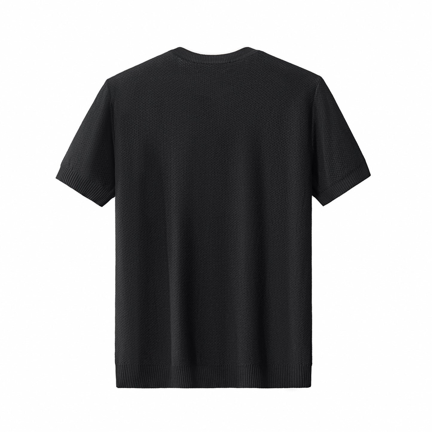 Textura Knit Tee BLACK - My Men's Shop