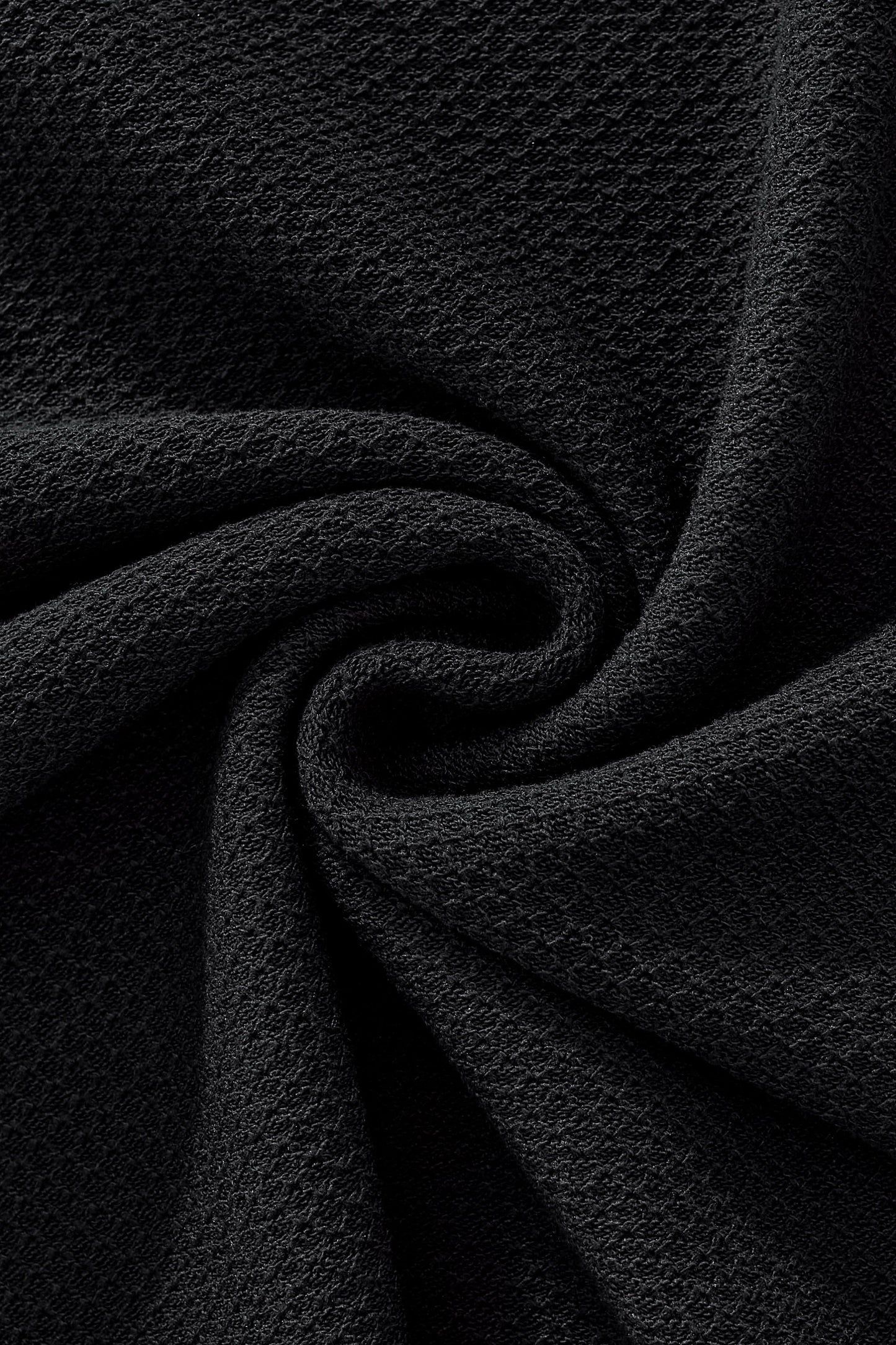 Textura Knit Tee BLACK - My Men's Shop
