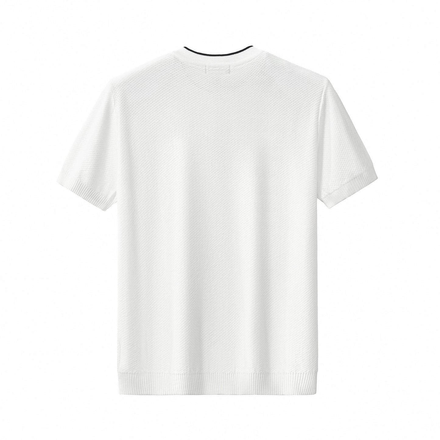 Textura Knit Tee WHITE - My Men's Shop