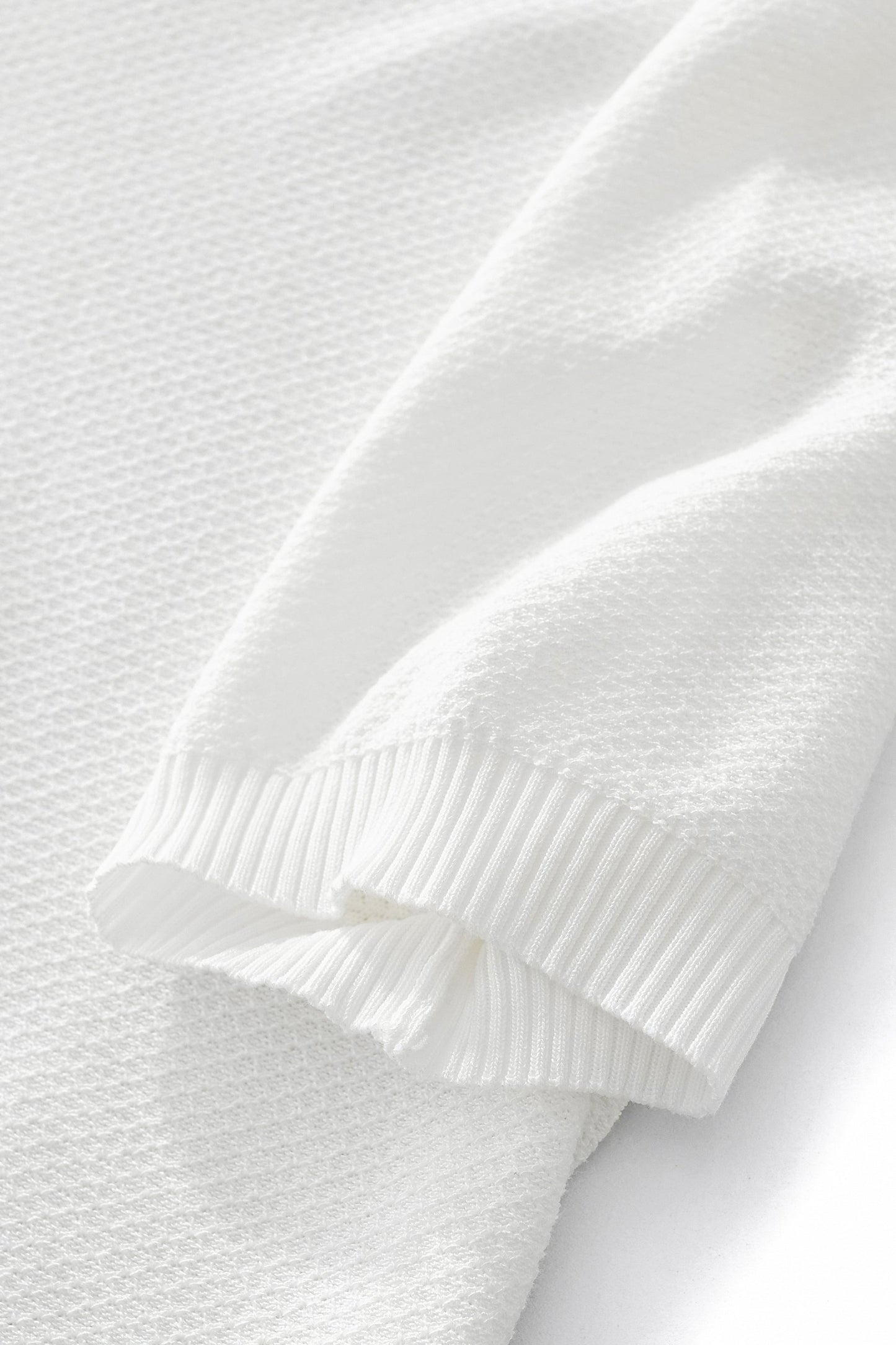 Textura Knit Tee WHITE - My Men's Shop