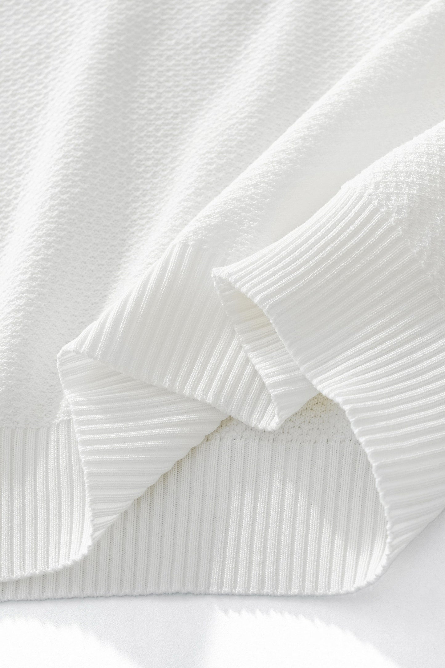 Textura Knit Tee WHITE - My Men's Shop